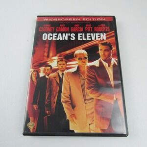 Ocean's Eleven (DVD,‎ 2001) Widescreen Edition Clooney Pitt Roberts Movie
